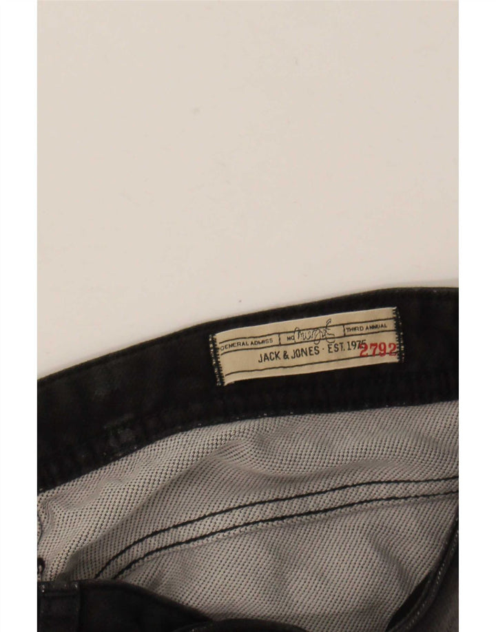 Jeans slim da uomo GLENN Jack & Jones W32 L34 cotone nero