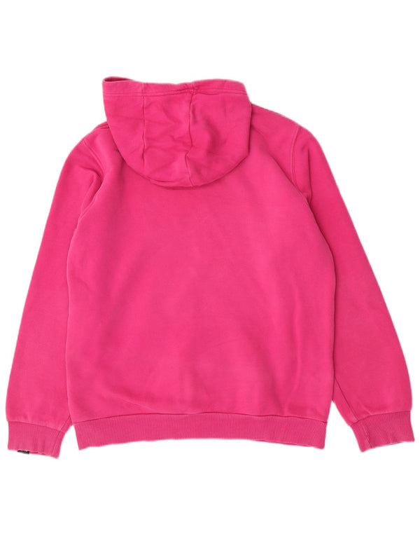 Maglione con cappuccio grafico per ragazze Ellesse, vestibilità rilassata, 12-13 anni, cotone rosa