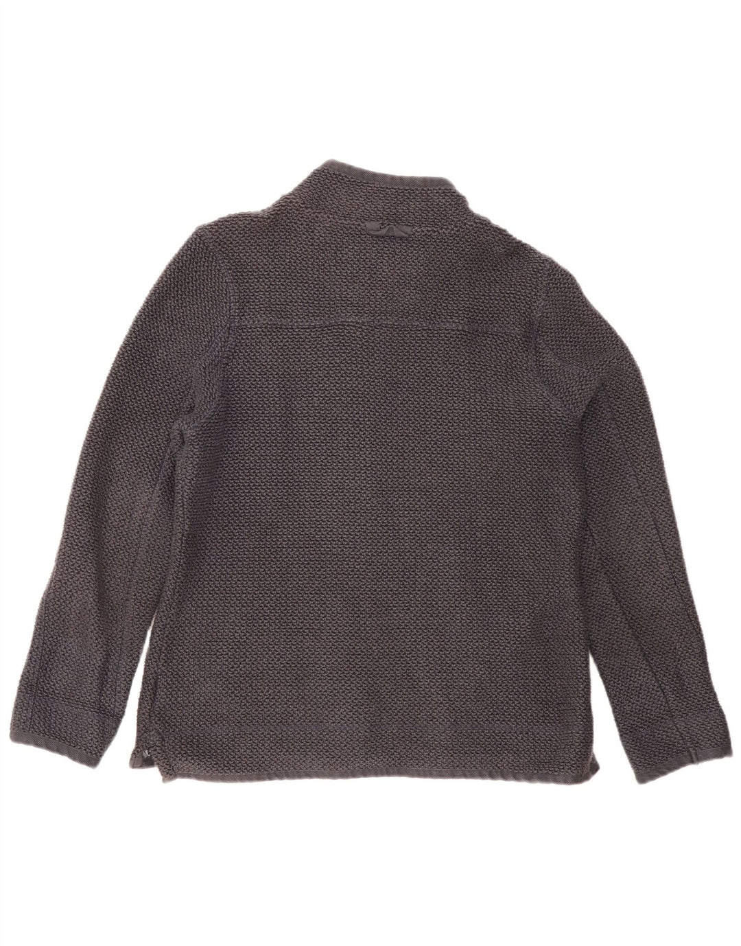 Giacca da tuta da donna Weird Fish UK 16 grande cotone grigio