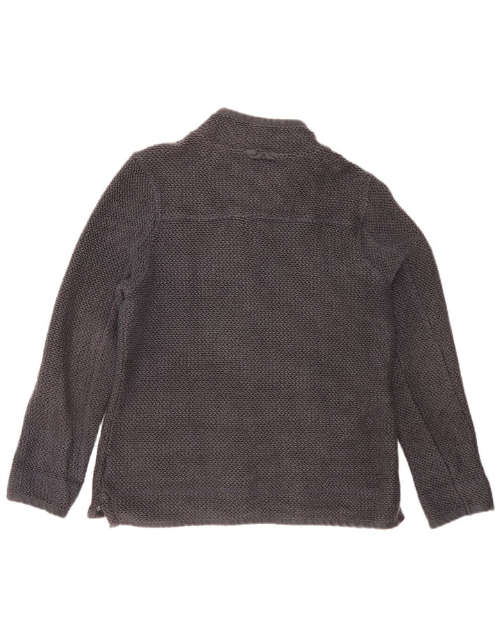 Giacca da tuta da donna Weird Fish UK 16 grande cotone grigio