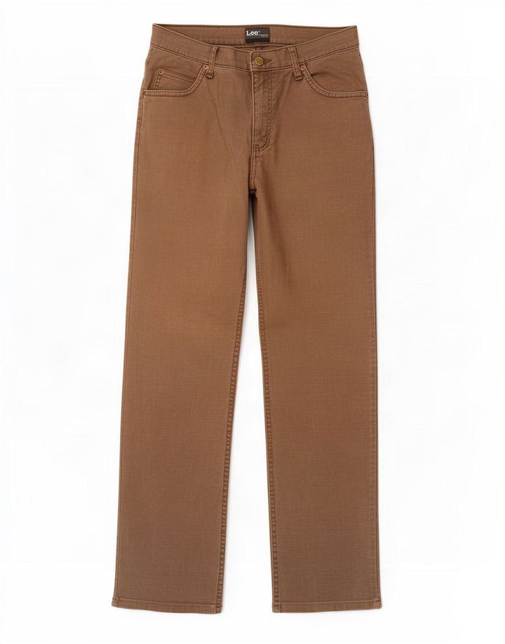 Jeans dritti da uomo Lee W32 L34 cotone marrone
