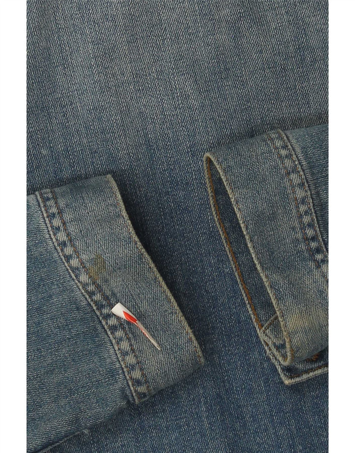 Giacca di jeans da donna Fat Face UK 12 Cotone blu medio