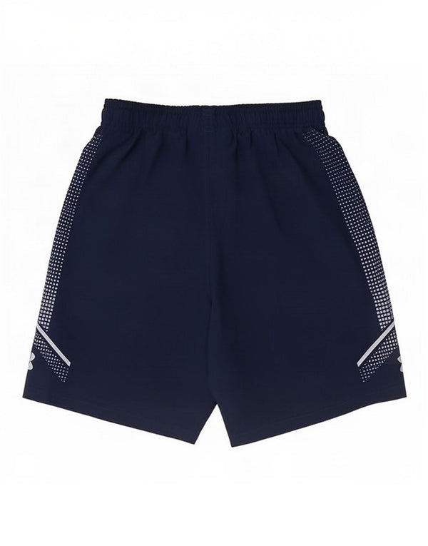 Pantaloncini sportivi Under Armour da uomo Heat Gear vestibilità ampia con grafica piccola blu navy