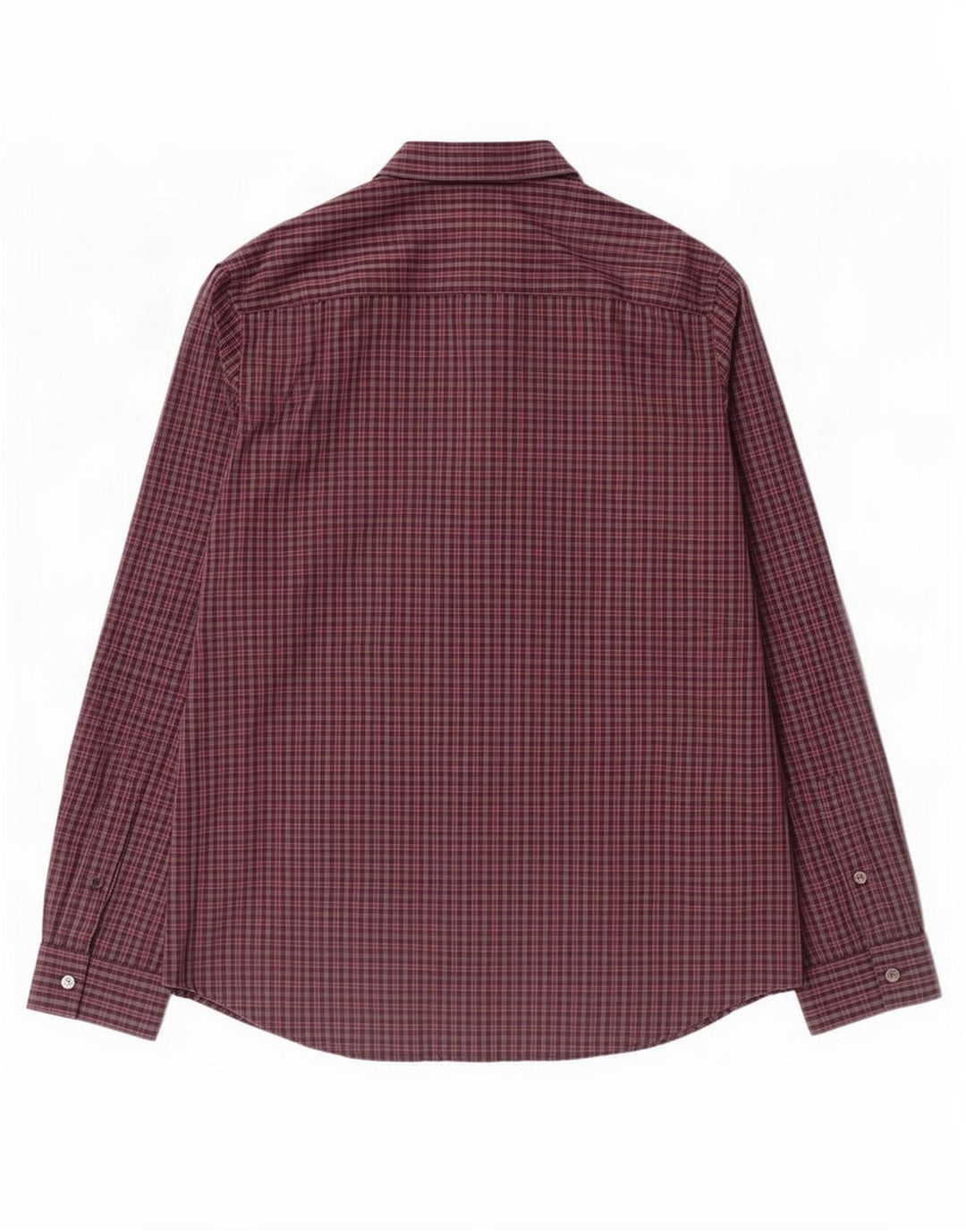 Camicia da uomo Calvin Klein in cotone a quadri grigio medio