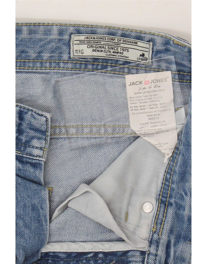 Jeans dritti da uomo Jack & Jones W28 L34 Blu