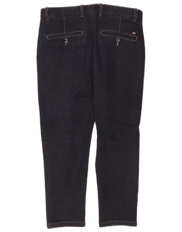 Tommy Hilfiger Uomo Capri Jeans W34 L22 Blu Navy