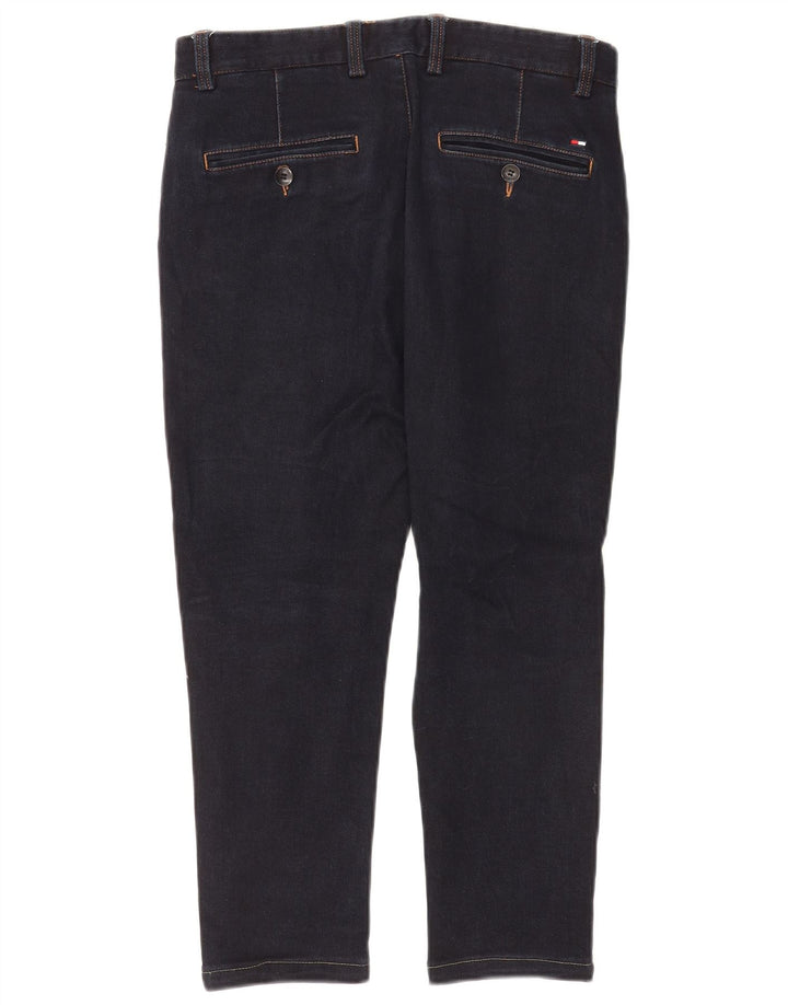 Tommy Hilfiger Uomo Capri Jeans W34 L22 Blu Navy