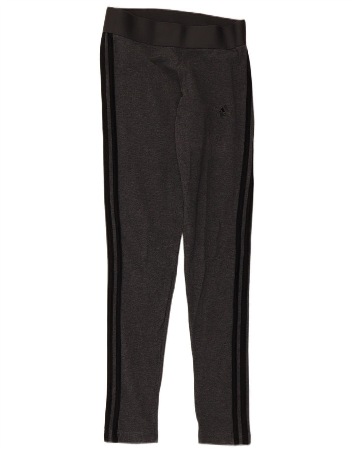 Leggings Adidas Donna UK 8/10 Piccolo Grigio