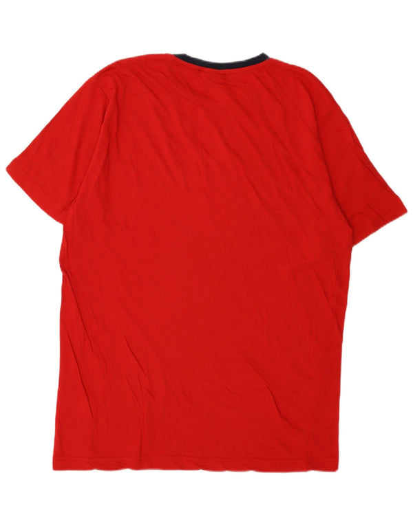 T-shirt Uomo Lotto Top IT 52 XL Rosso Cotone