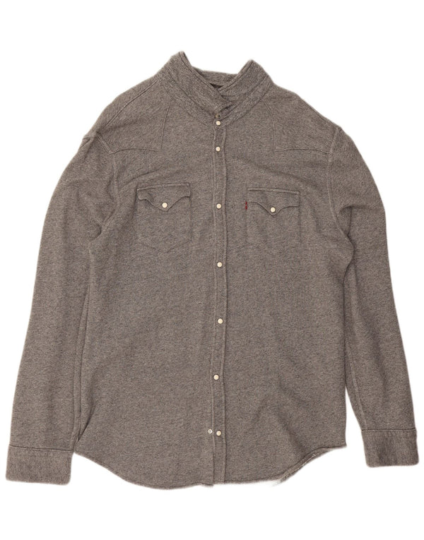 Camicia Levi's da uomo in flanella 2XL cotone grigio