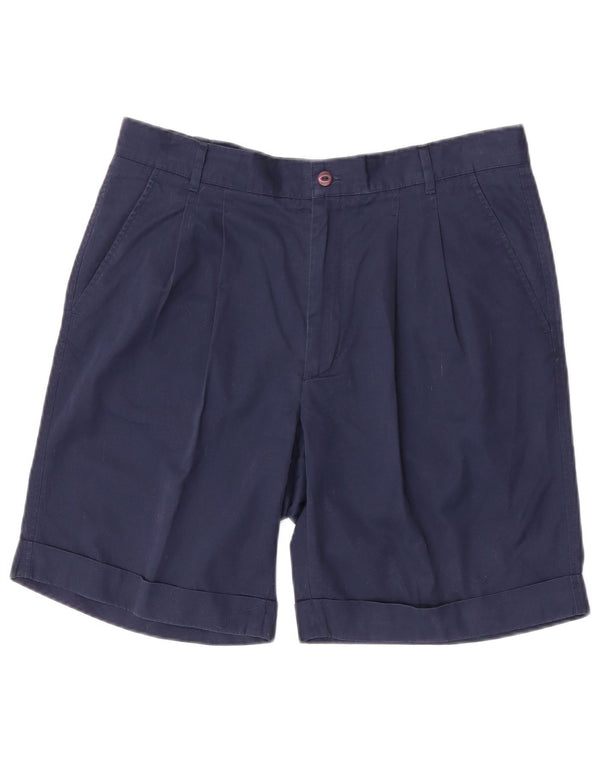 Pantaloncini chino da donna Fila W34 grandi in cotone blu navy