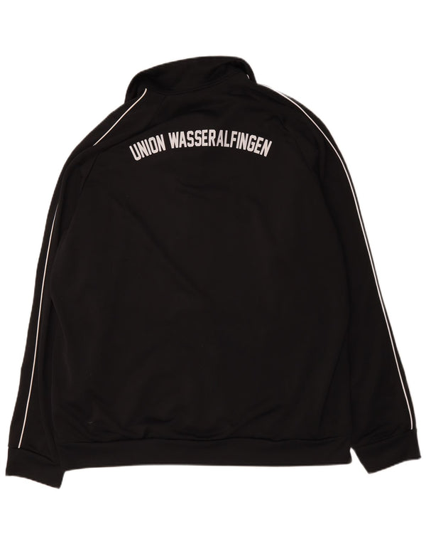 Giacca da ginnastica grafica da uomo Adidas 2XL nera in poliestere