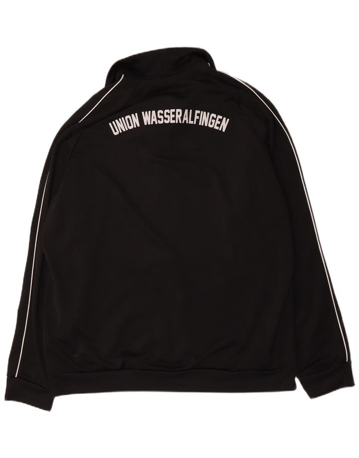 Giacca da ginnastica grafica da uomo Adidas 2XL nera in poliestere
