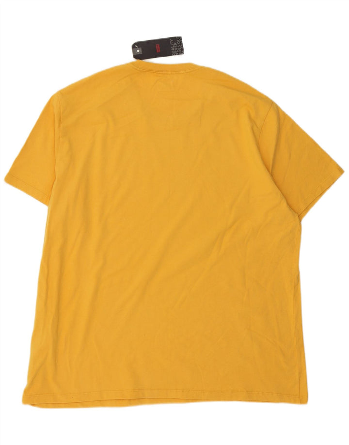 T-shirt da uomo Levi's Top 2XL in cotone giallo