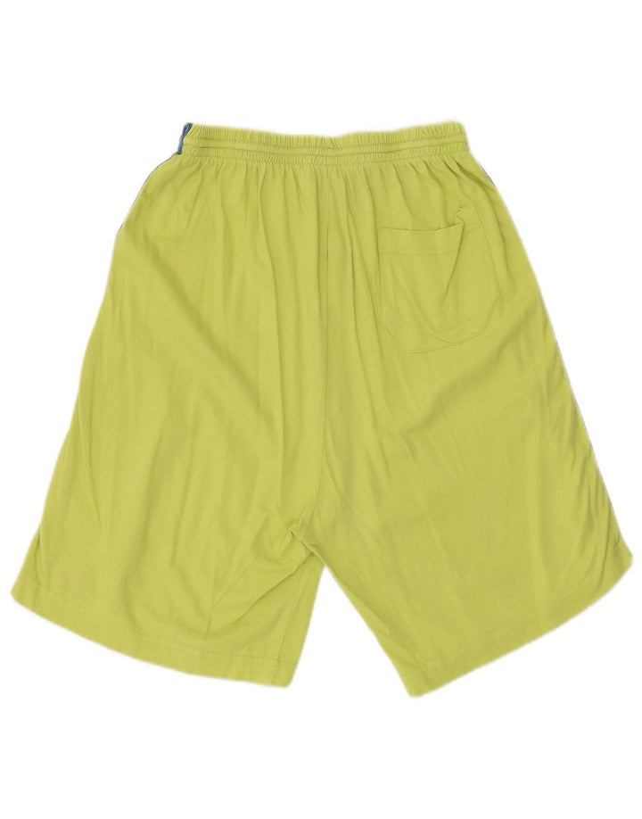 Pantaloncini sportivi ASICS da uomo con grafica XL verde in cotone color block