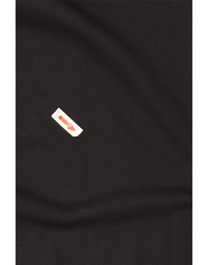 Umbro Tuta da uomo pullover con zip e collo, grande, in poliestere nero