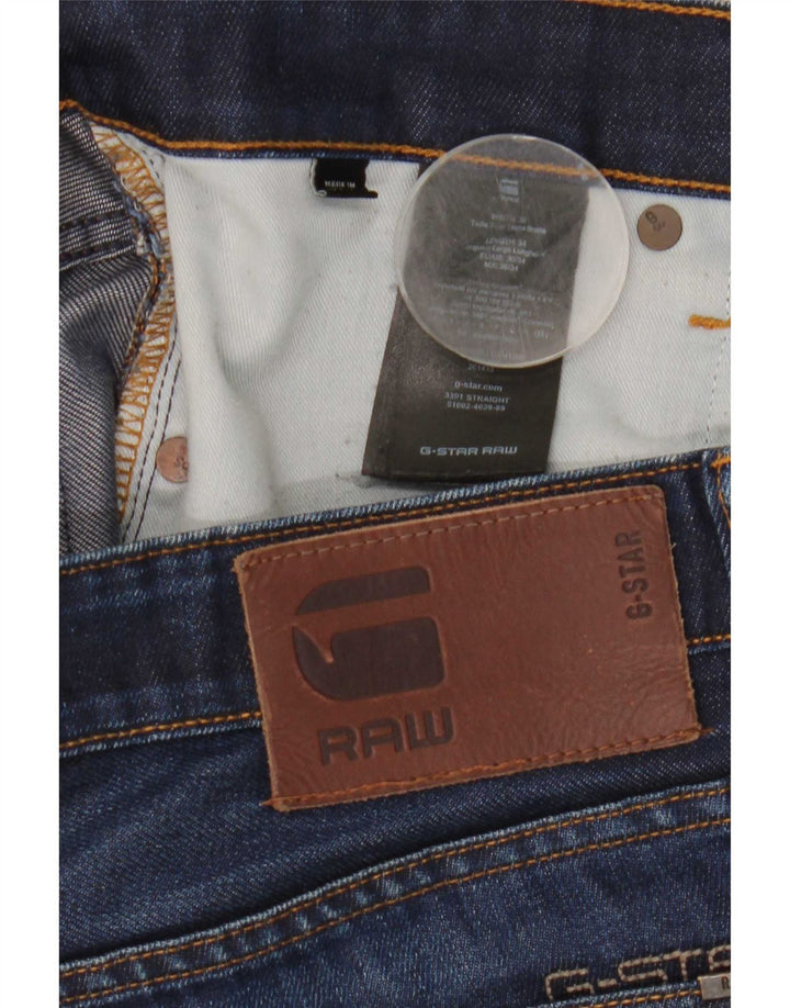 Jeans slim da uomo G-Star W38 L34 cotone blu navy