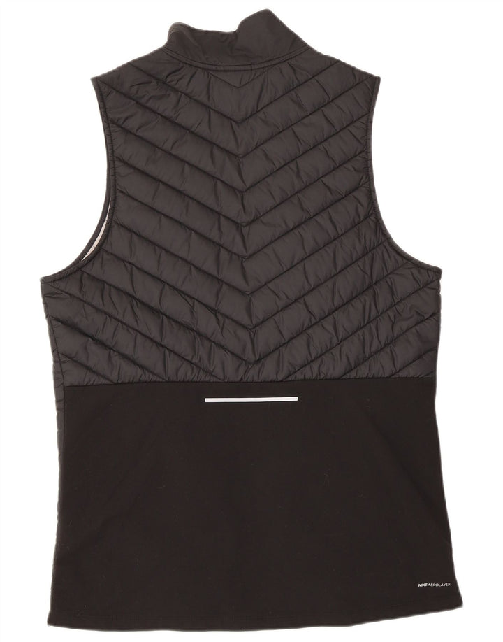 Gilet imbottito da uomo Nike UK 38 medio nero poliestere