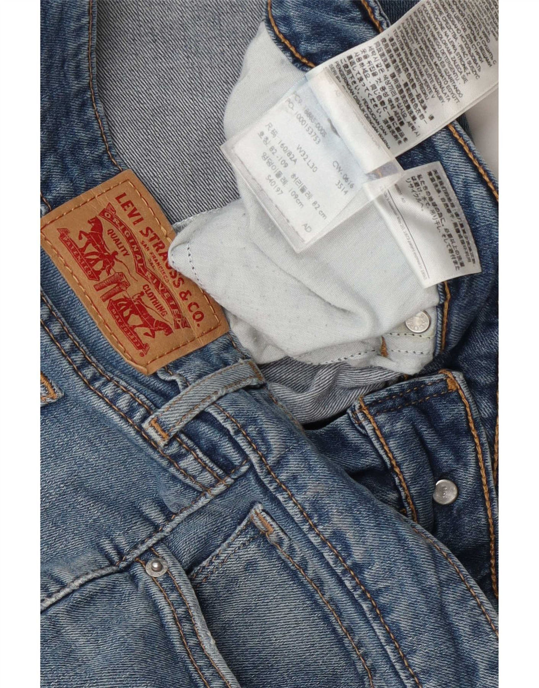 Jeans Levi's 715 Bootcut da donna W32 L30 in cotone blu