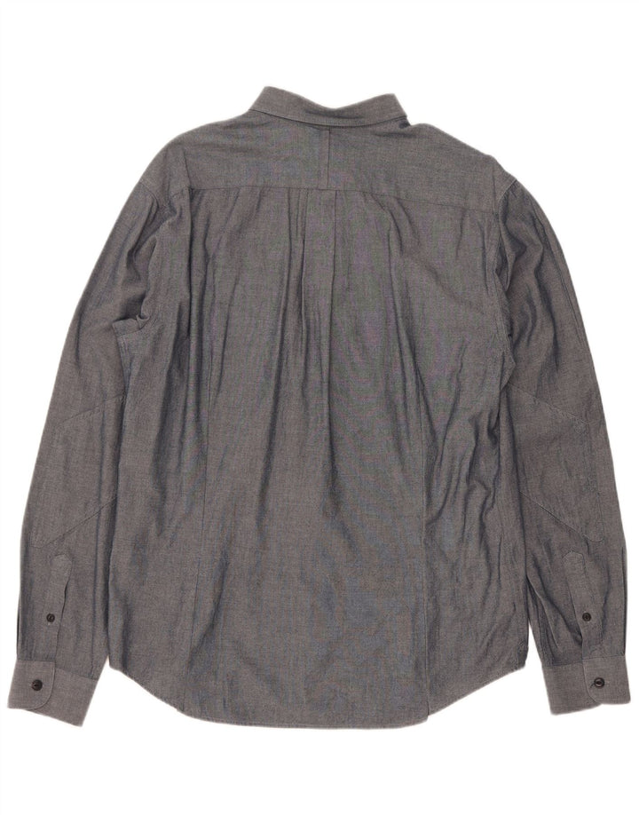 Fred Perry Camicia da Uomo Large Grigia in Cotone