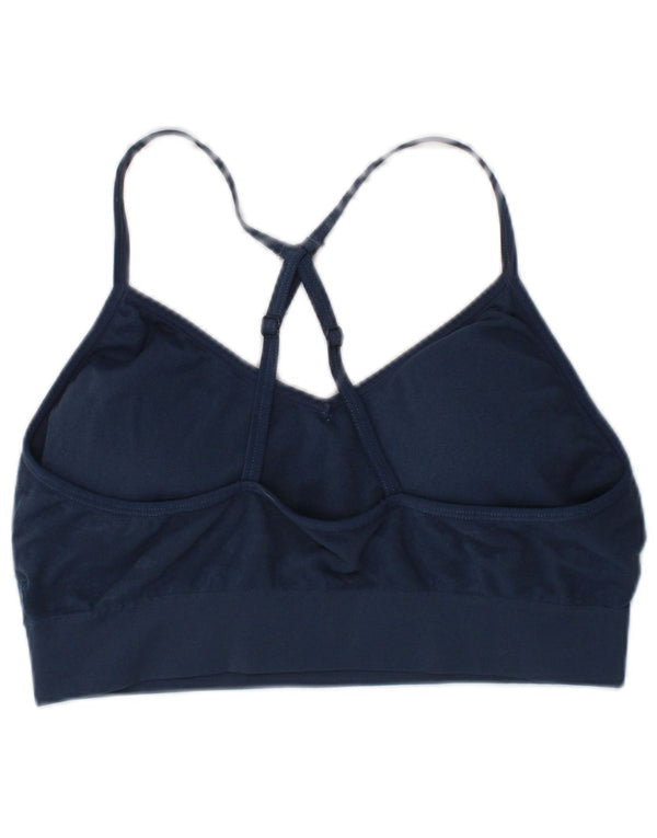 Puma Reggiseno sportivo da donna Top medio blu navy nylon sportivo