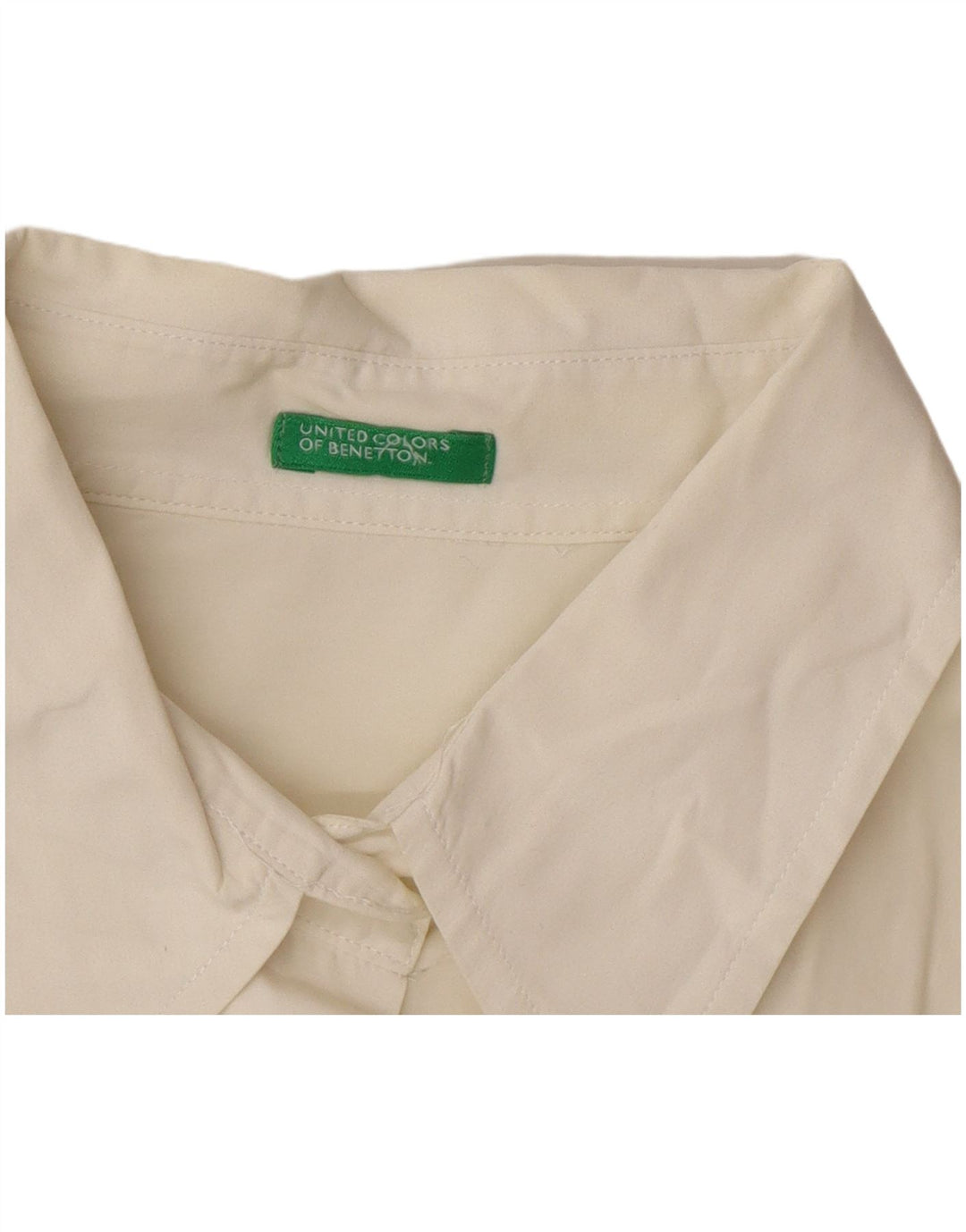 Camicia da donna Benetton UK 16 grande bianca