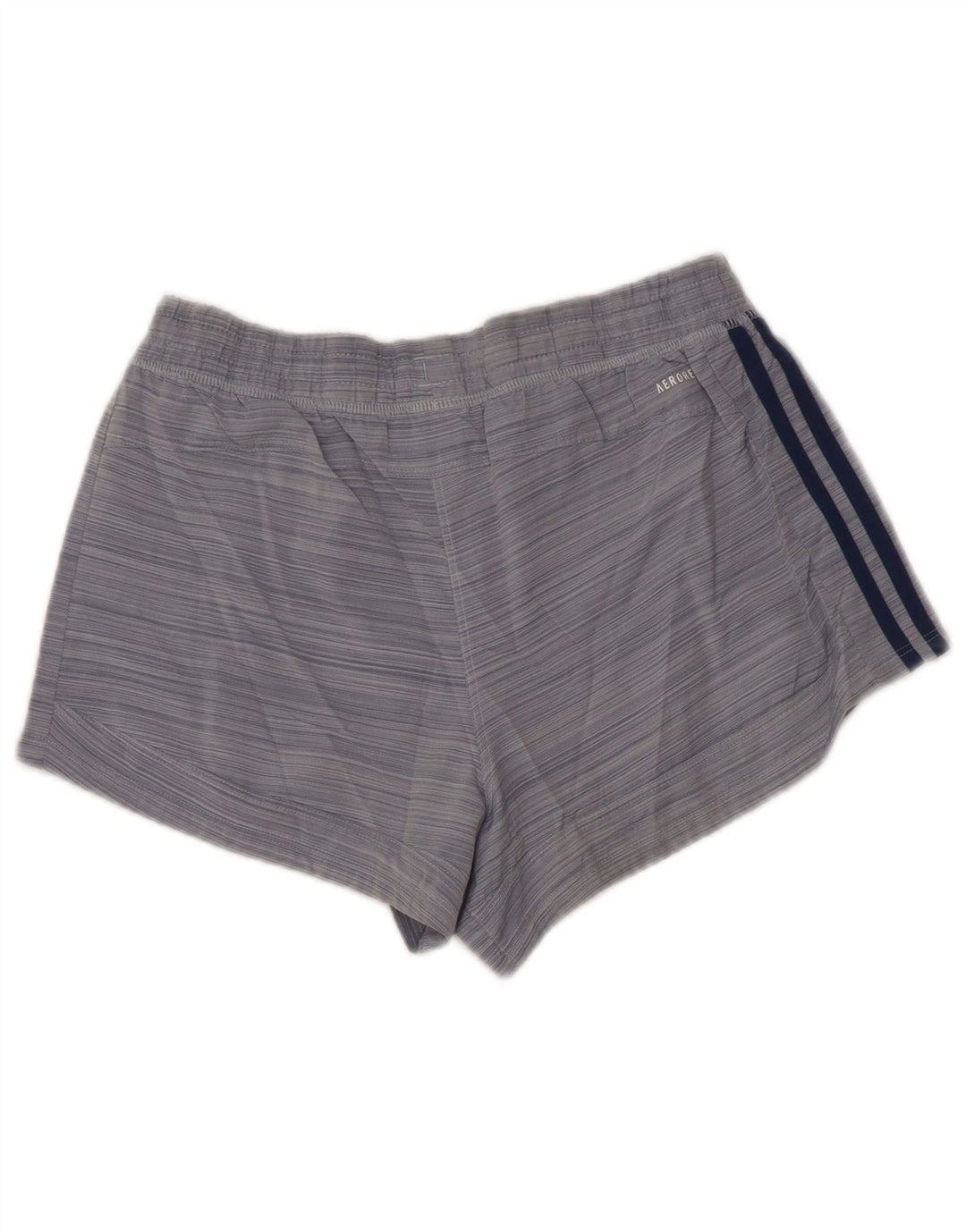 Pantaloncini sportivi ADIDAS Aeroready da donna UK 8/10 piccoli a righe blu navy