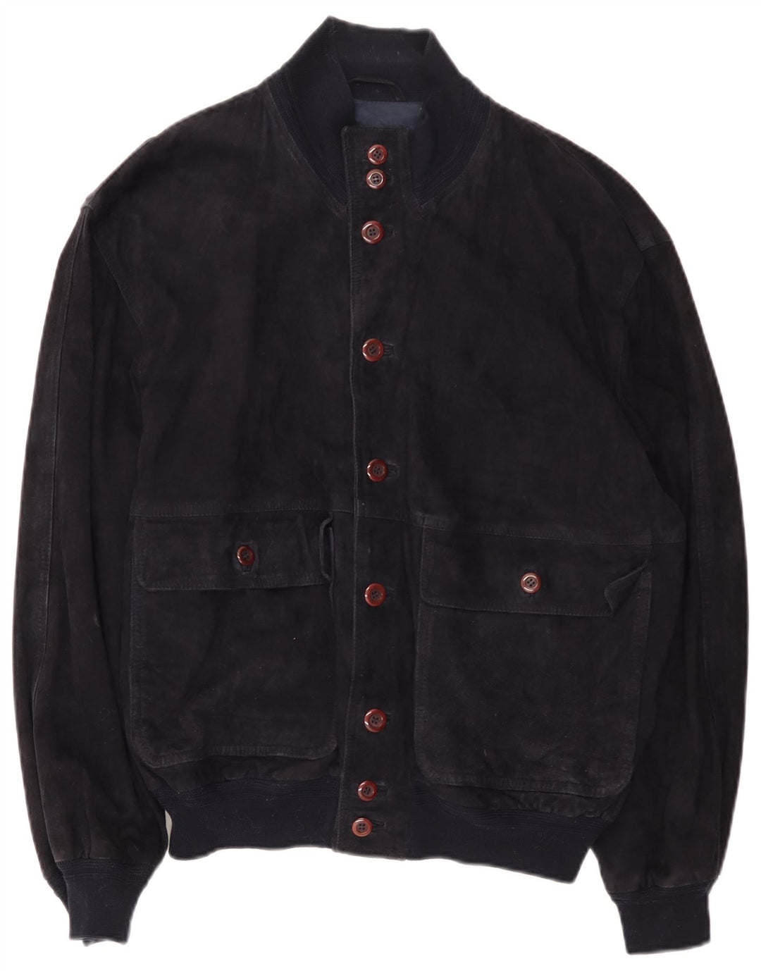 Giubbotto bomber vintage da uomo IT 50 grande blu navy