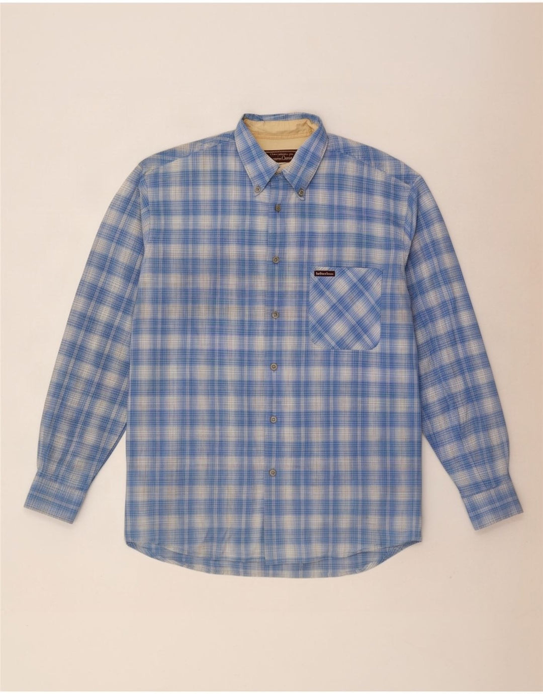 Camicia da uomo Marlboro Classics a quadri blu grandi