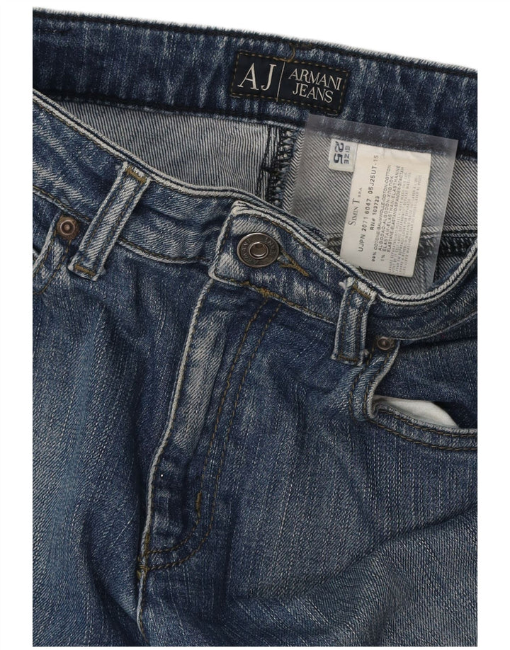 Jeans Bootcut da donna ARMANI W25 L29 cotone blu