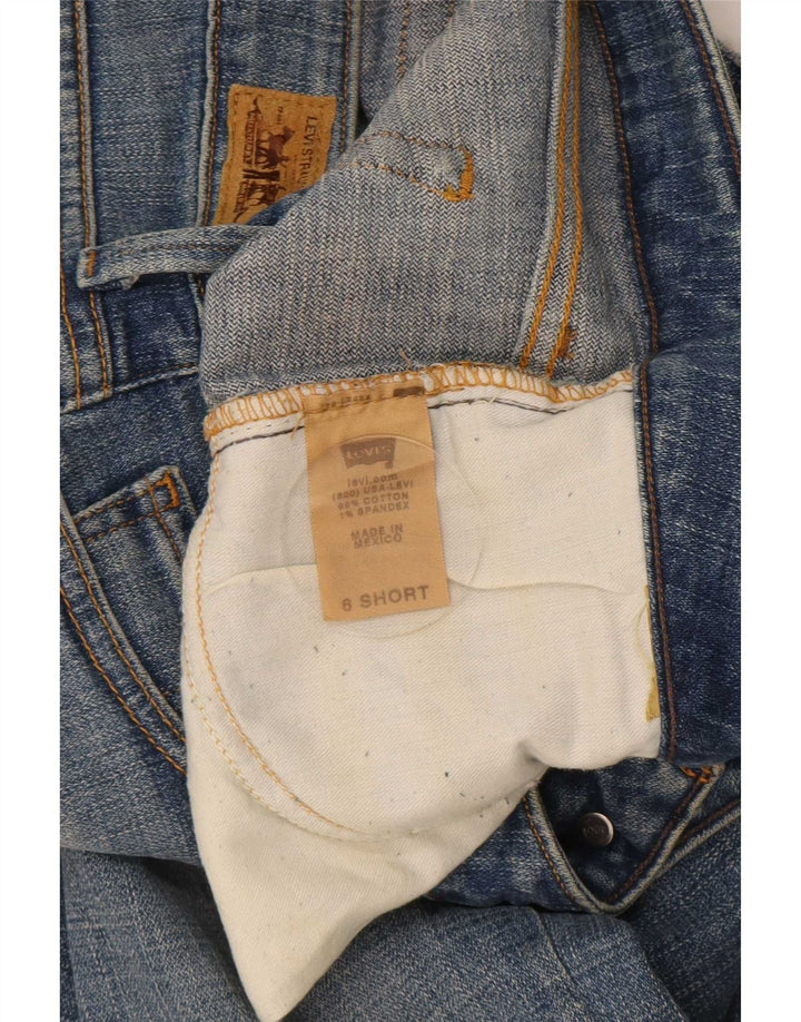 Levi's Donna 346 Bootcut Jeans US 6 Medio W34 L29 Cotone Blu
