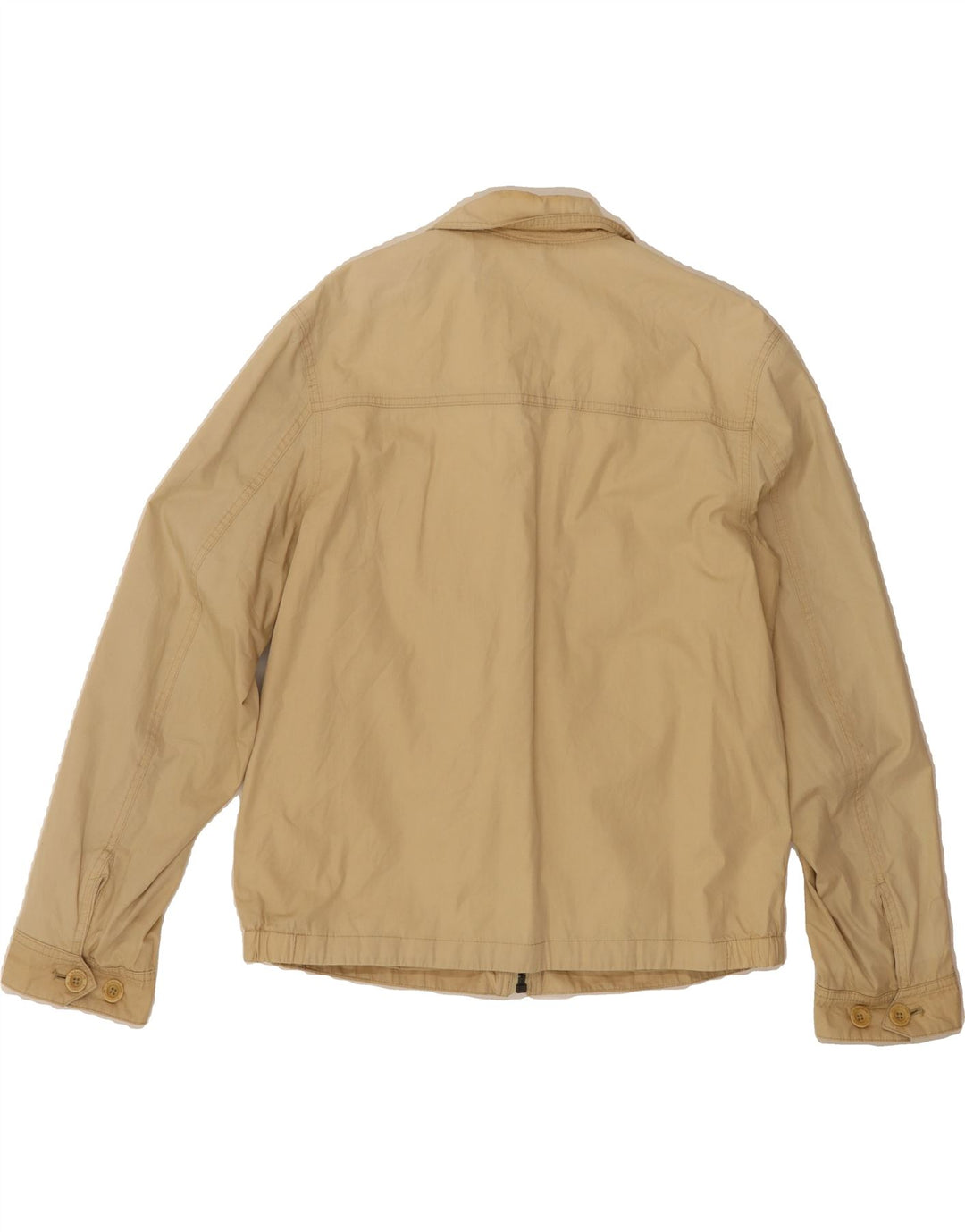 TIMBERLAND Mens Slim Fit Utility Jacket UK 40 Large Beige Cotton Vintage Timberland and Second-Hand Timberland from Messina Hembry 