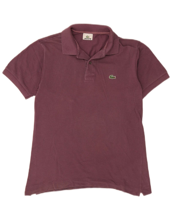 Polo da uomo Lacoste taglia 2 XS in cotone viola