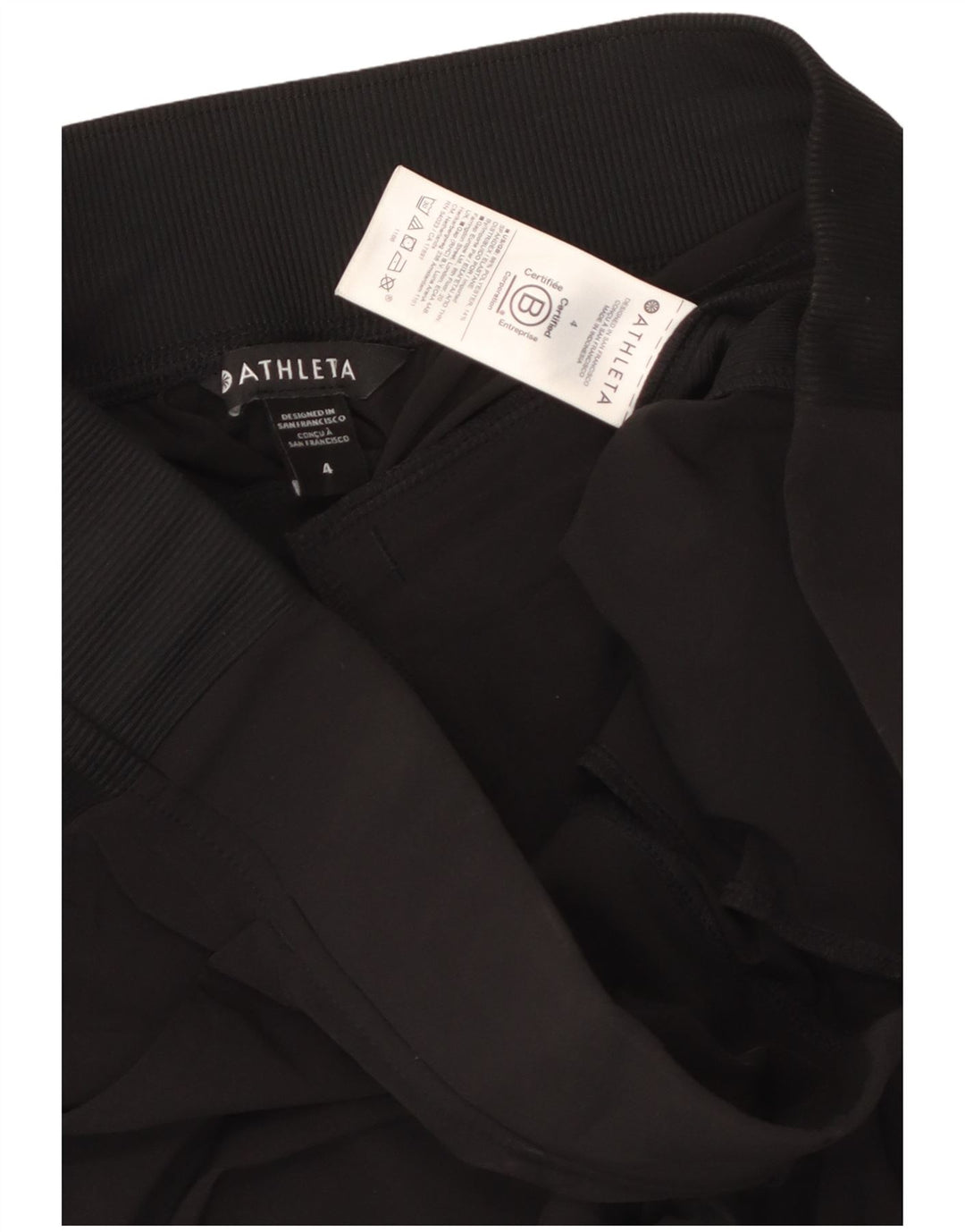Pantaloni da tuta da donna ATHLETA US 4 Small Poliestere nero