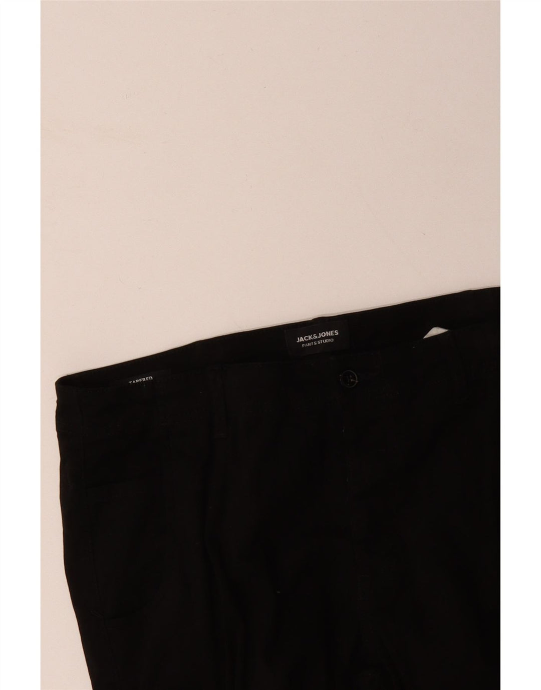 JACK & JONES Pantaloni cargo da jogging affusolati da uomo W36 L29 in cotone nero