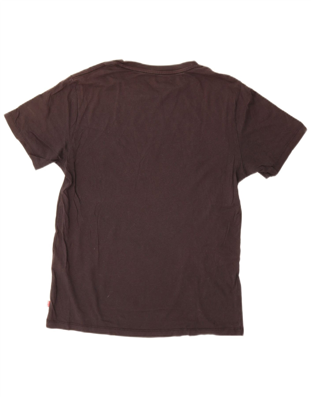 Levi's T-shirt grafica oversize da donna Top UK 10 Small Cotone nero
