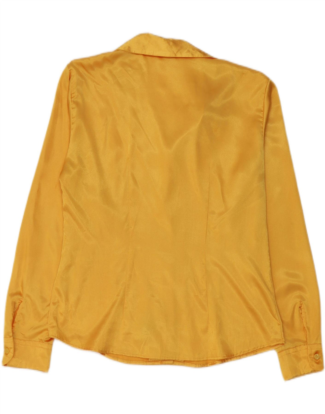Camicia Camicetta Donna Benetton IT 46 Large Giallo Poliestere