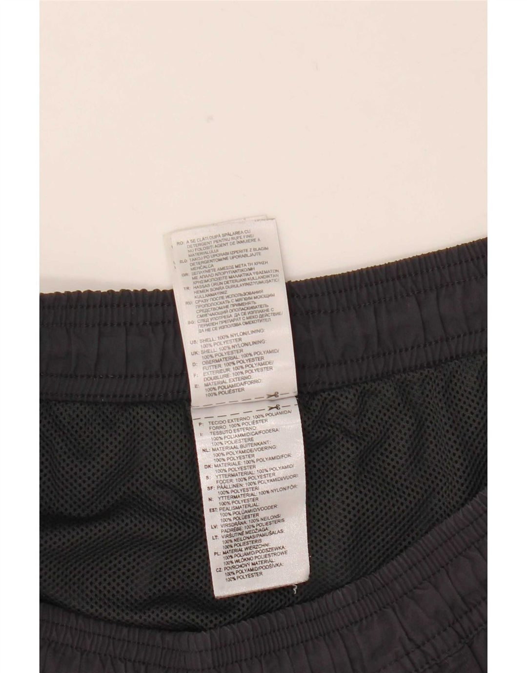 Pantaloncini sportivi Adidas da uomo cargo piccoli in nylon grigio