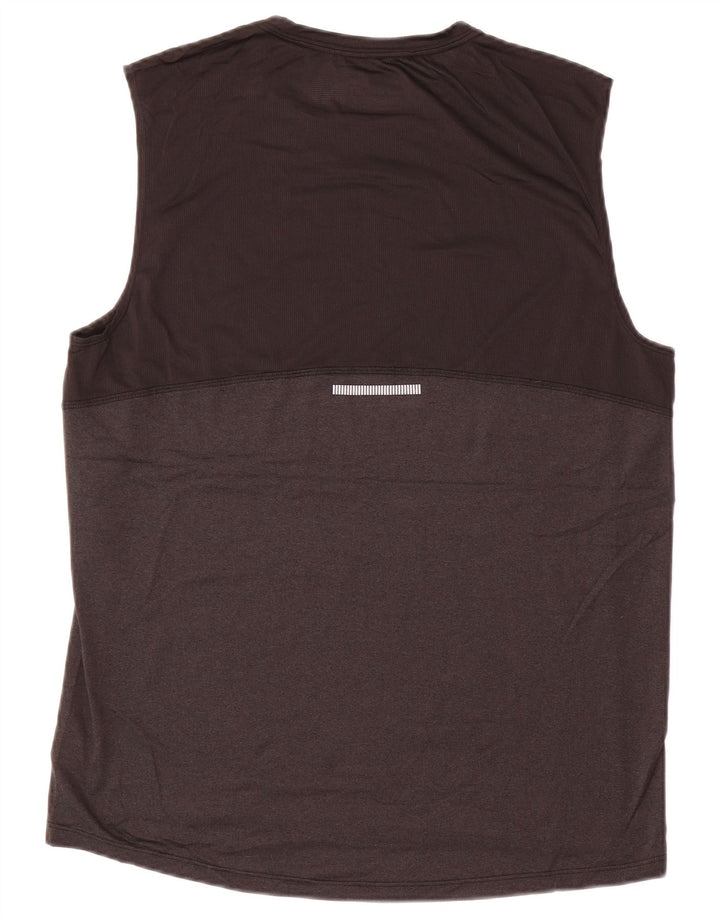 RUSSELL ATHLETIC Canotta Dri-Power da uomo UK 38/40 Poliestere grigio medio