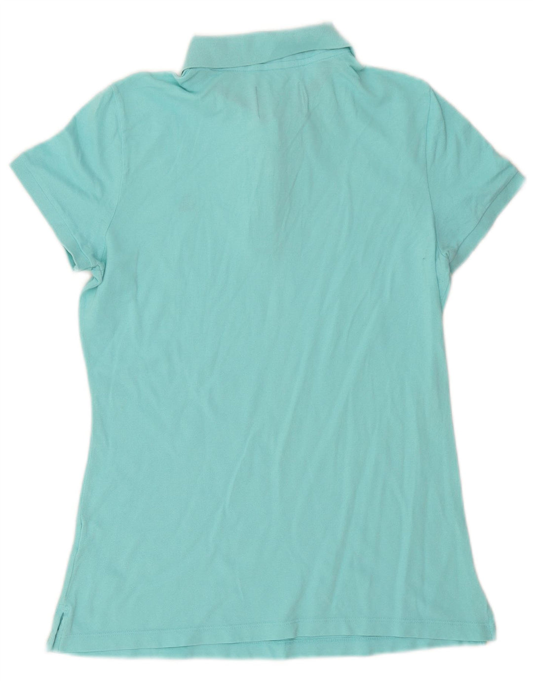 Polo Benetton da donna UK 16 grande turchese