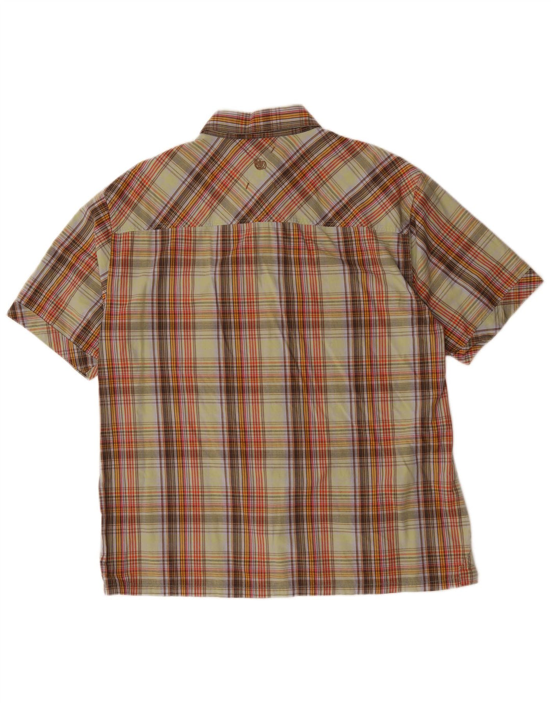 Camicia a maniche corte da uomo Fat Face Grande cotone a quadri multicolore