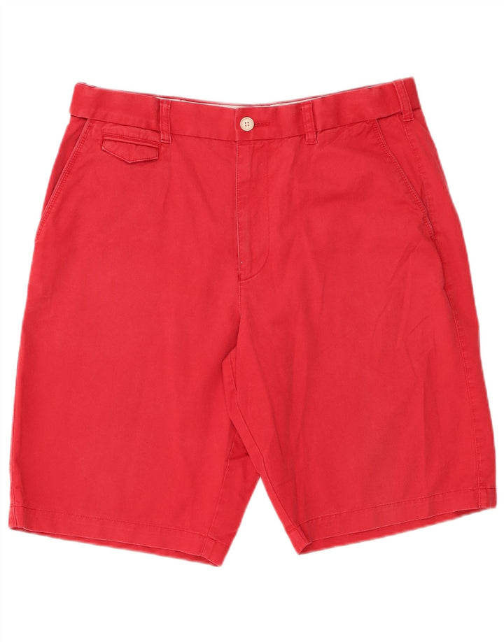 Pantaloncini chino da uomo Marks & Spencer W34 grandi in cotone rosso