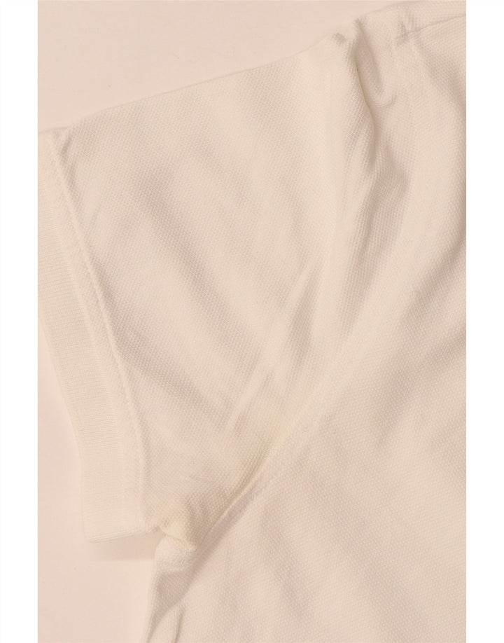Polo Tommy Hilfiger da uomo vestibilità regolare piccola in cotone bianco
