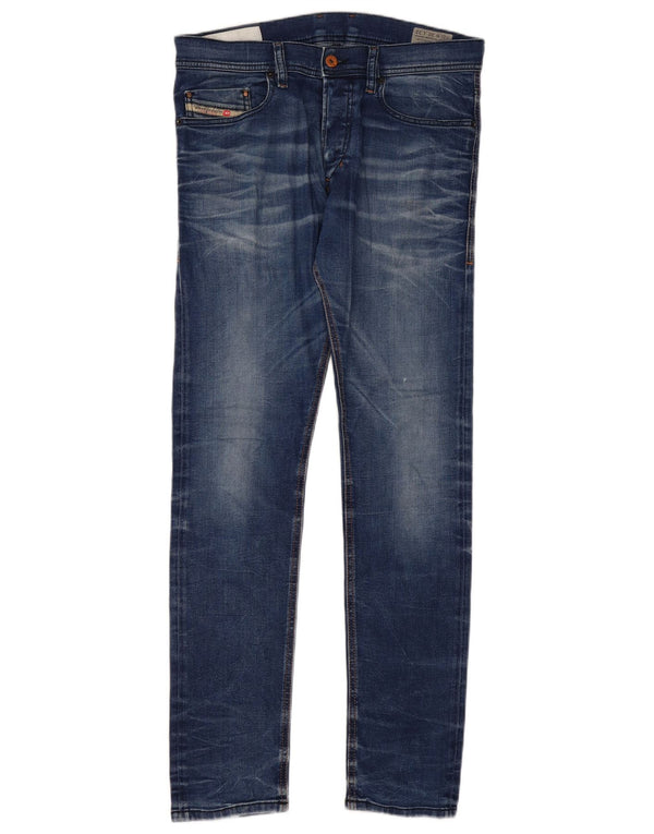 Diesel Uomo Tepphar Carrot Jeans Slim W30 L32 Cotone Blu
