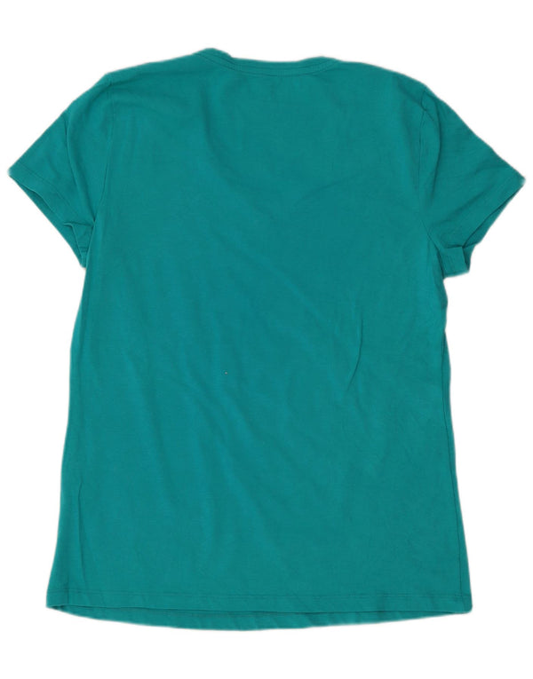 T-shirt da donna Nautica Top UK 12 cotone verde medio