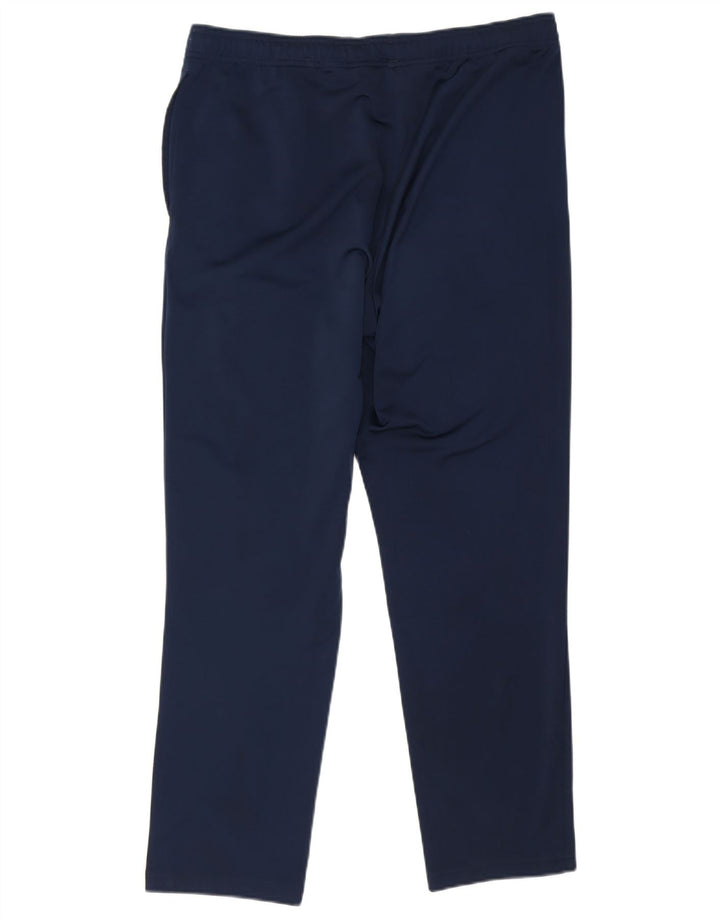 Pantaloni da tuta da uomo Adidas UK 42/44 Large Blu Navy Poliestere