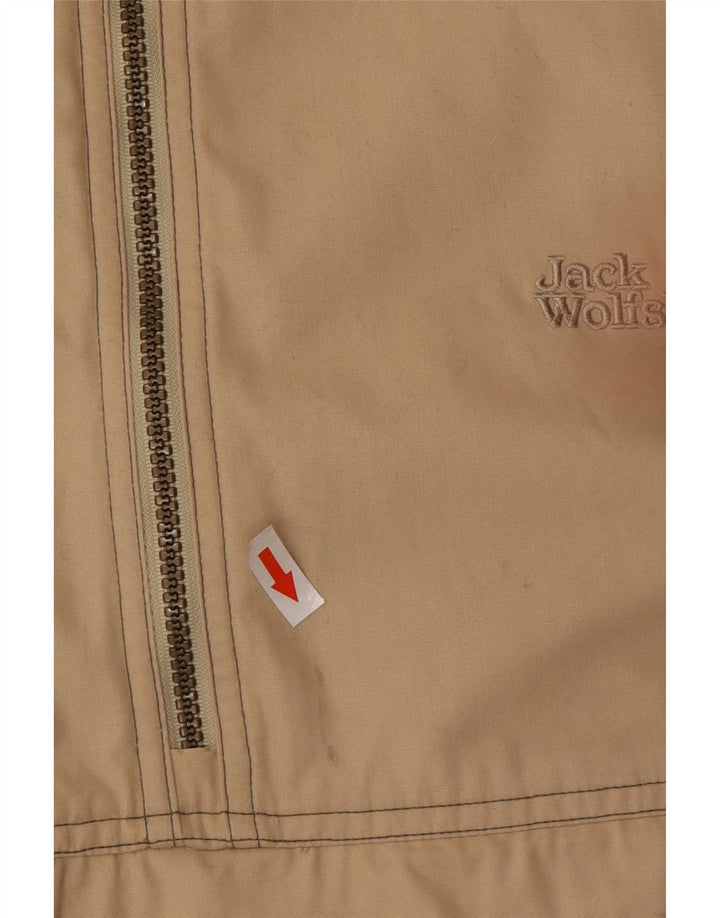 Giacca anorak con cappuccio da uomo Jack Wolfskin UK 44 2XL Poliestere beige