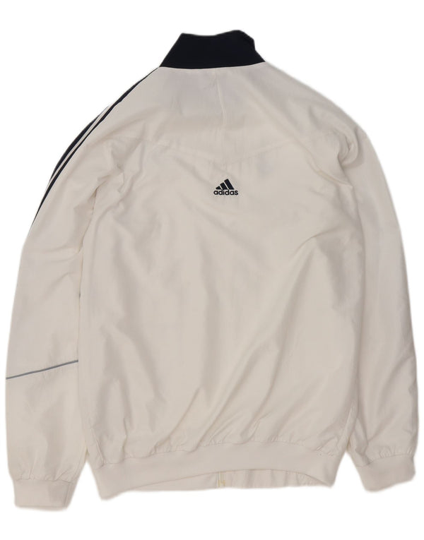 Adidas Giacca da tuta da uomo Chelsea FC UK 34/36 Small White