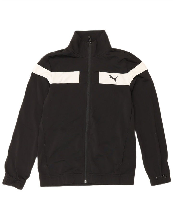 Giacca da tuta da ragazzo Puma 11-12 anni Poliestere color block nero