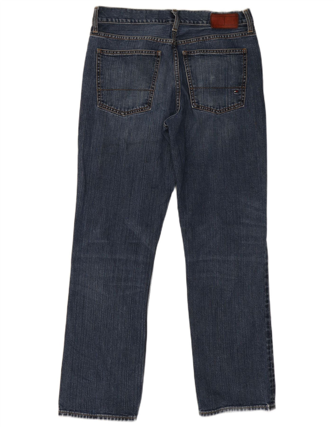 Jeans dritti da donna Tommy Hilfiger W32 L30 cotone blu